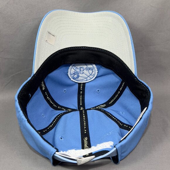 Philadelphia 76ers NBA Strapback Hat Mitchell Ness Golfer Philly Sixers Dad Mens - Picture 14 of 15